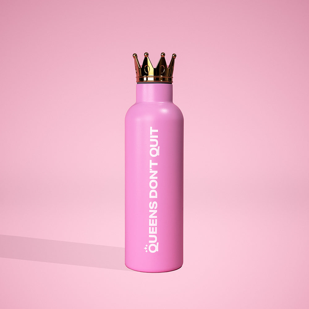 Queens Don&#39;t Quit Crown Water Bottle - Limited Edition