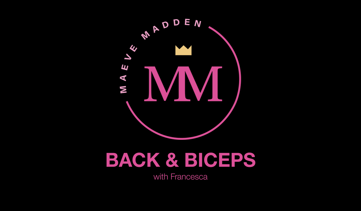 Back and Biceps with Francesa *TOTAL BODY* - 6th January